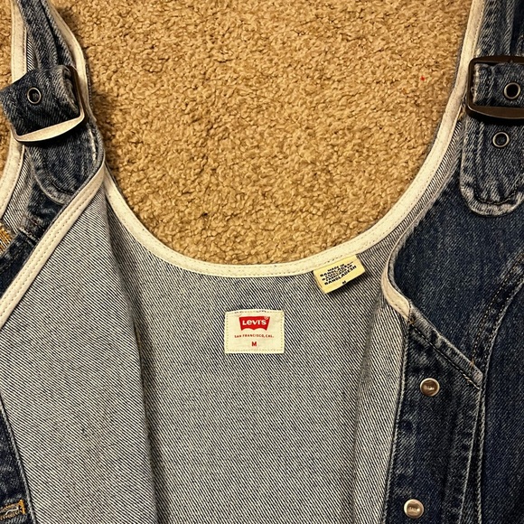 Levi's Blue Denim Button-Up vest - Picture 3 of 9